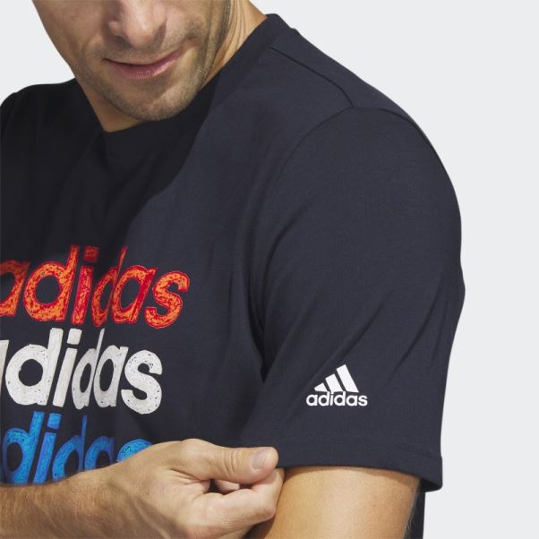 Encre Adidas Multi Linear Sportswear Graphique Tee (manches Courtes)