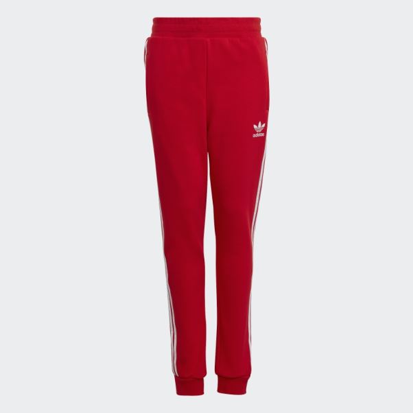 Pantalon 3 Bandes Adidas écarlate