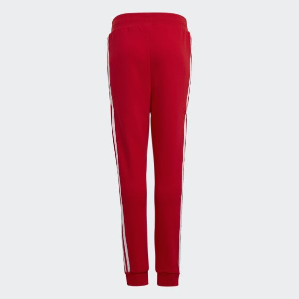 Pantalon 3 Bandes Adidas écarlate