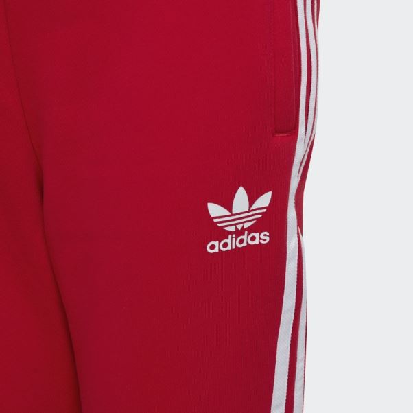Pantalon 3 Bandes Adidas écarlate