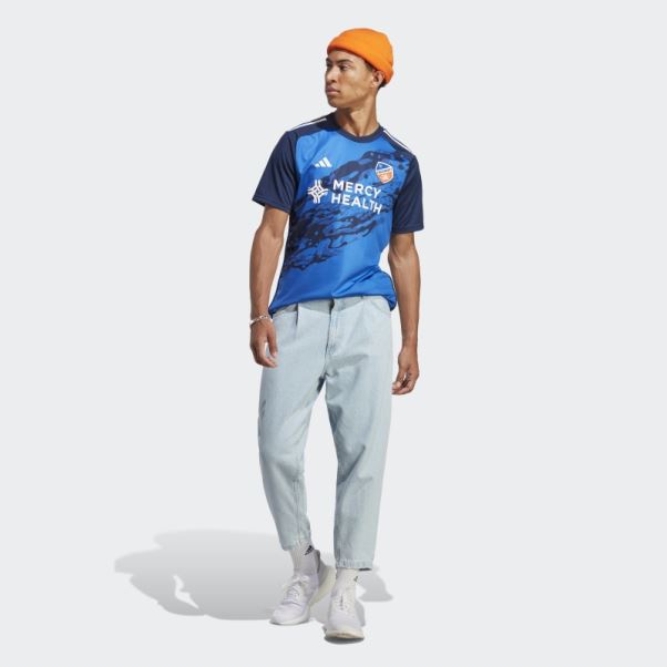 Adidas Maillot Domicile Fc Cincinnati 23/24 Bleu