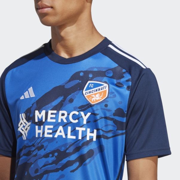 Adidas Maillot Domicile Fc Cincinnati 23/24 Bleu