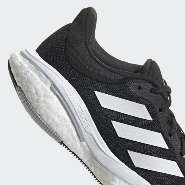 Adidas Solar Glide 5 Chaussures De Course Larges Noires