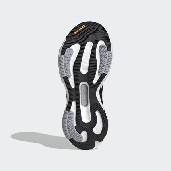 Adidas Solar Glide 5 Chaussures De Course Larges Noires