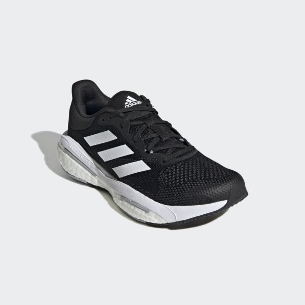 Adidas Solar Glide 5 Chaussures De Course Larges Noires