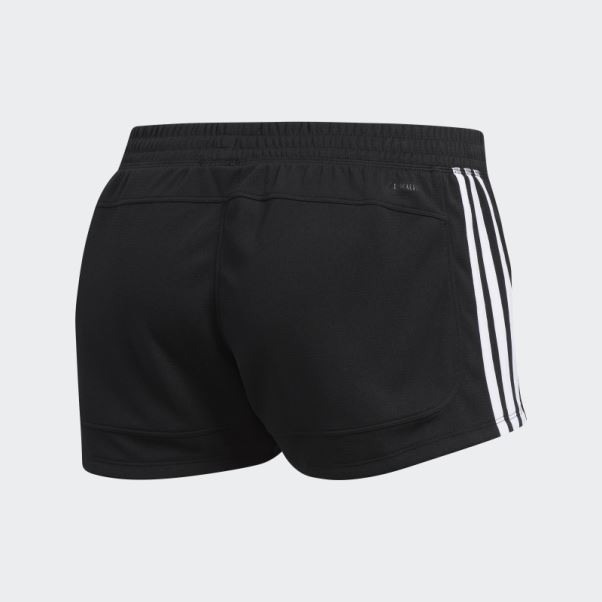 Short En Maille à 3 Bandes Pacer Noir Adidas