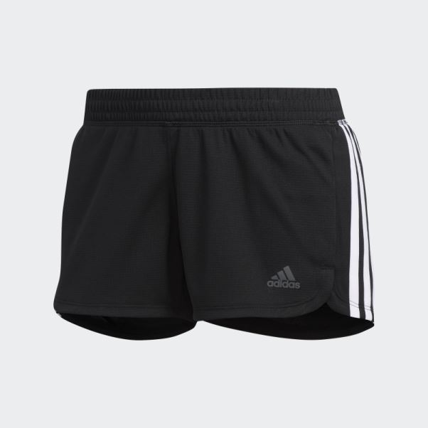 Short En Maille Adidas Pacer 3-stripes Noir