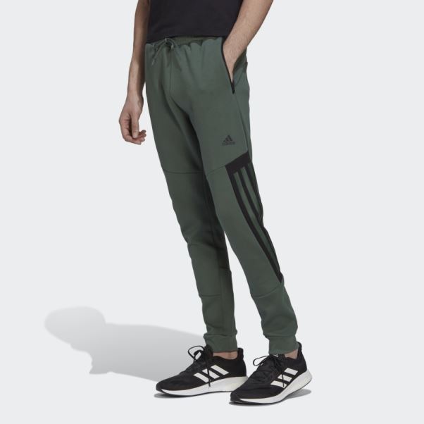 Future Icons Pantalon 3 Bandes Vert Oxyde Adidas