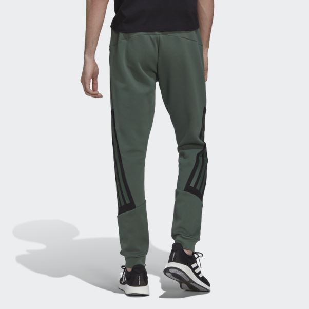 Future Icons Pantalon 3 Bandes Vert Oxyde Adidas