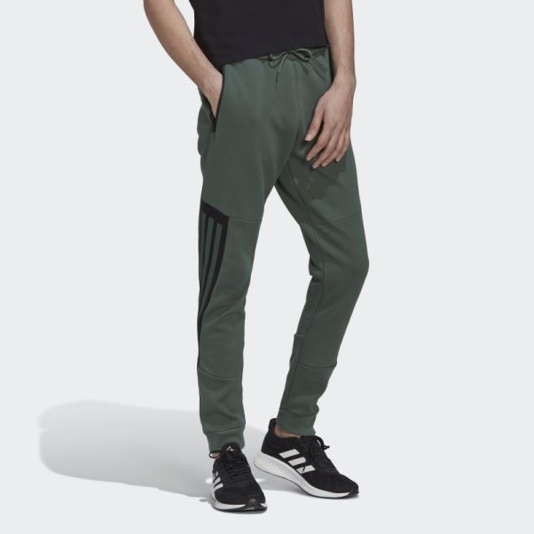 Future Icons Pantalon 3 Bandes Vert Oxyde Adidas