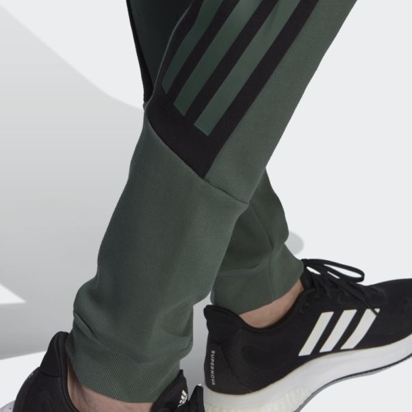 Future Icons Pantalon 3 Bandes Vert Oxyde Adidas