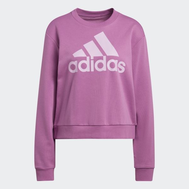 Sweat Ample à Logo Adidas Essentials Lilas