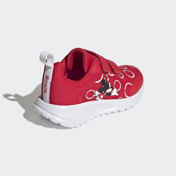 Ray Rouge Adidas X Disney Mickey Et Minnie Tensaur Chaussures Mode