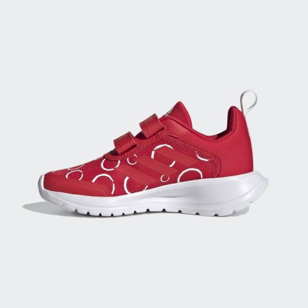 Ray Rouge Adidas X Disney Mickey Et Minnie Tensaur Chaussures Mode