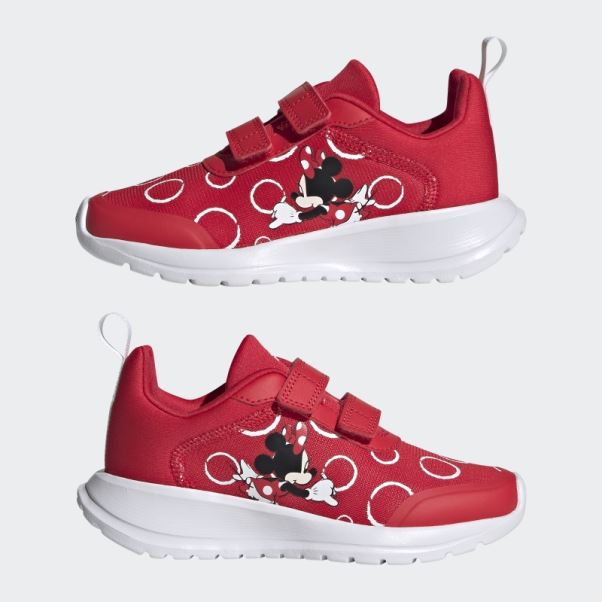Ray Rouge Adidas X Disney Mickey Et Minnie Tensaur Chaussures Mode