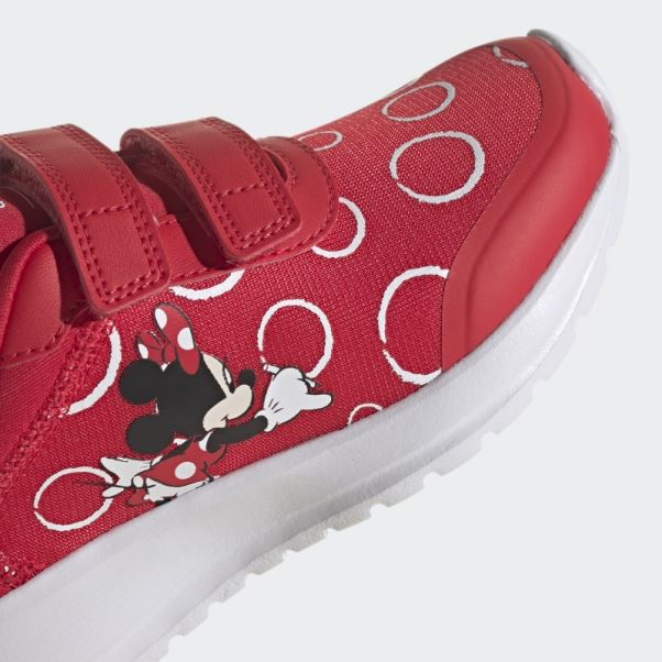 Ray Rouge Adidas X Disney Mickey Et Minnie Tensaur Chaussures Mode