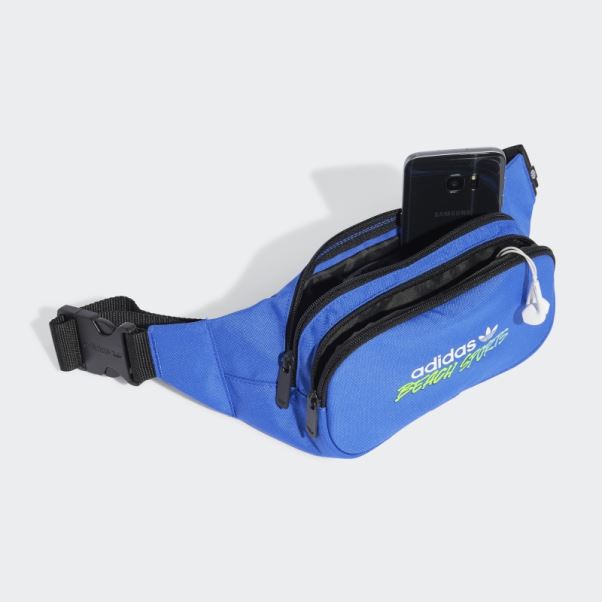 Sac Banane Adidas Beach Sports Bleu Vif