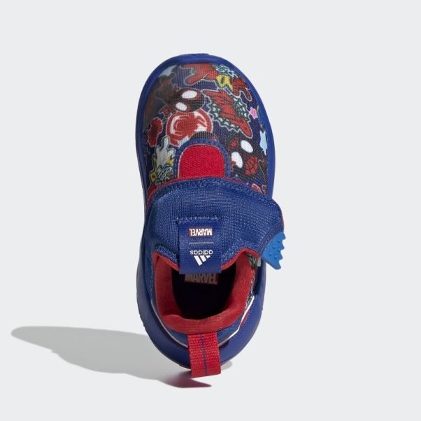 Adidas X Disney Suru363 Spider-man Slip On Infant Chaussure Bleu Royal Chaud