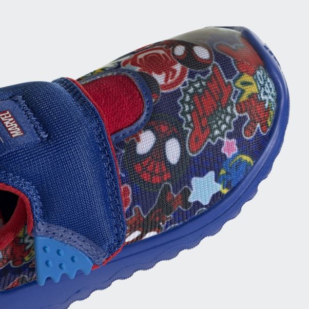 Adidas X Disney Suru363 Spider-man Slip On Infant Chaussure Bleu Royal Chaud