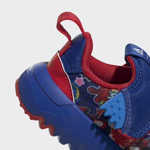 Adidas X Disney Suru363 Spider-man Slip On Infant Chaussure Bleu Royal Chaud