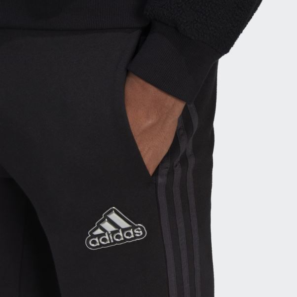 Adidas Essentials - Pack De Jogging Vacances En Molleton Noir