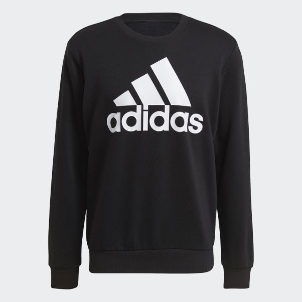 Mode Adidas Essentials Gros Logo Sweat Blanc