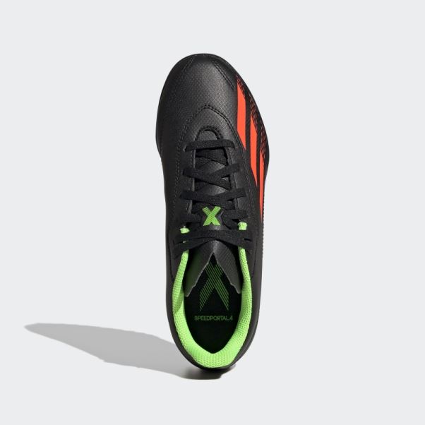 Adidas Noir X Speedportal.4 Chaussures De Gazon Synthétique