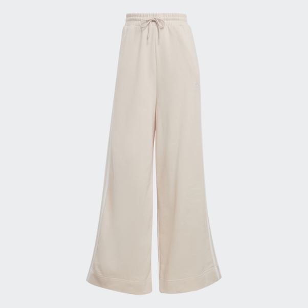 Pantalon Large En Molleton à 3 Bandes Essentials Quartz Adidas