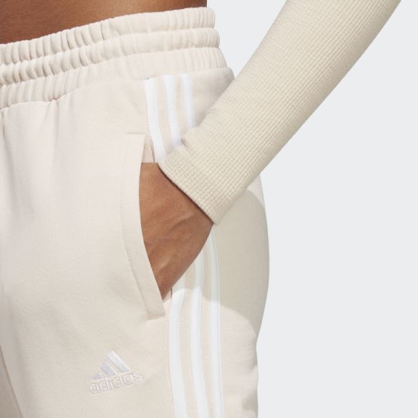 Pantalon Large En Molleton à 3 Bandes Essentials Quartz Adidas