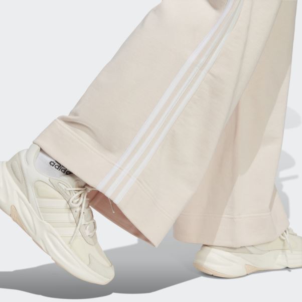 Pantalon Large En Molleton à 3 Bandes Essentials Quartz Adidas