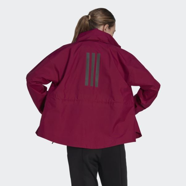 Veste Terrex Traveer Rain.rdy Adidas Berry