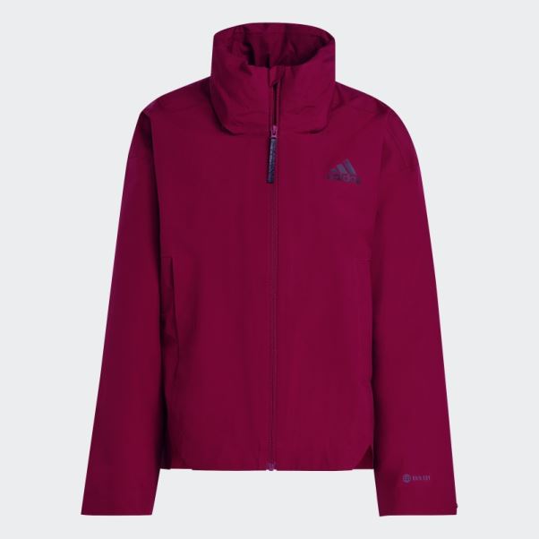 Veste Terrex Traveer Rain.rdy Adidas Berry