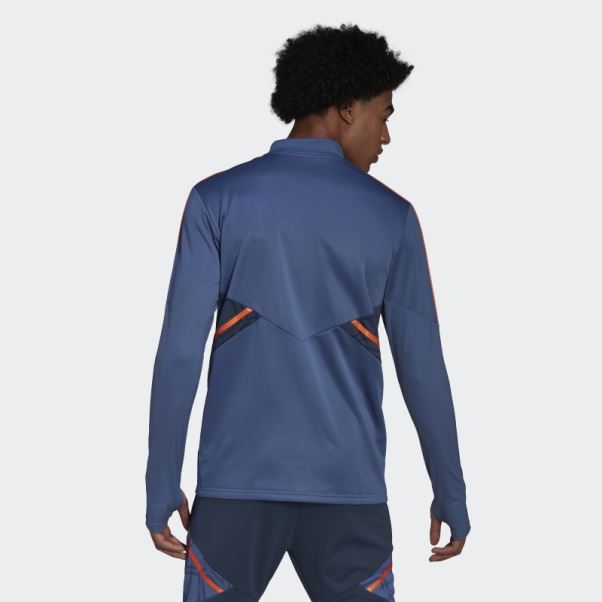 Manchester United Condivo 22 Haut D'entraînement Adidas Bleu