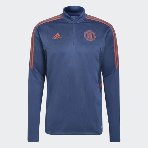 Manchester United Condivo 22 Haut D'entraînement Adidas Bleu