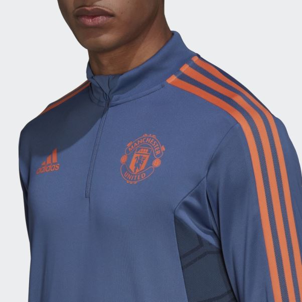 Manchester United Condivo 22 Haut D'entraînement Adidas Bleu