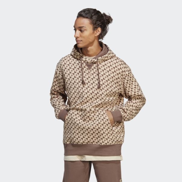 Sweat à Capuche All Szn X Logomania Beige Adidas