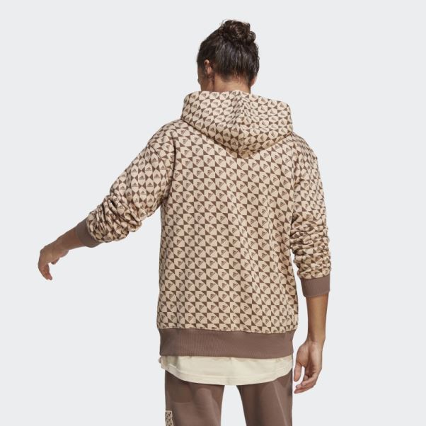 Sweat à Capuche All Szn X Logomania Beige Adidas