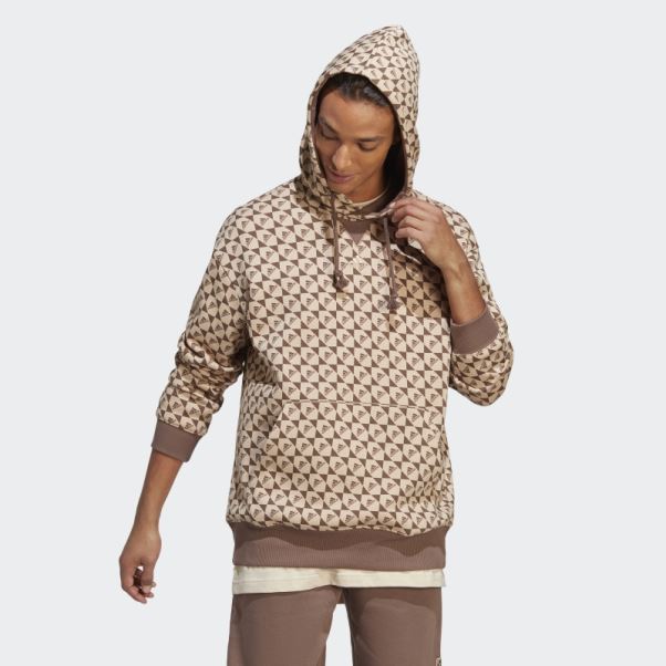Sweat à Capuche All Szn X Logomania Beige Adidas