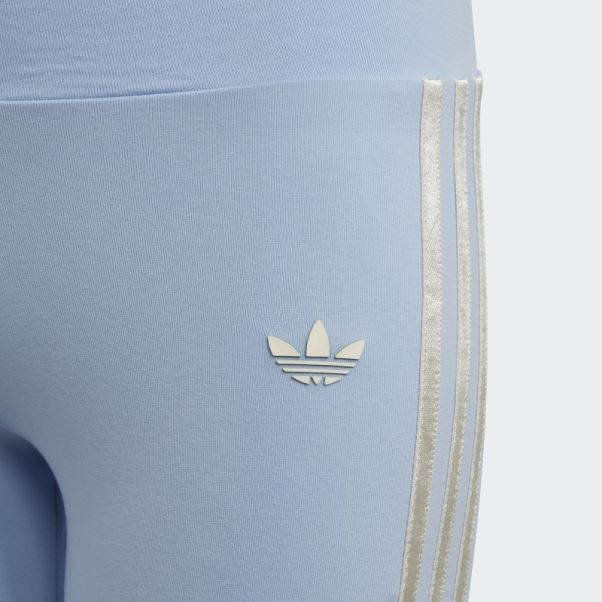 Legging Bleu Taille Haute Imprimé Graphique Adidas