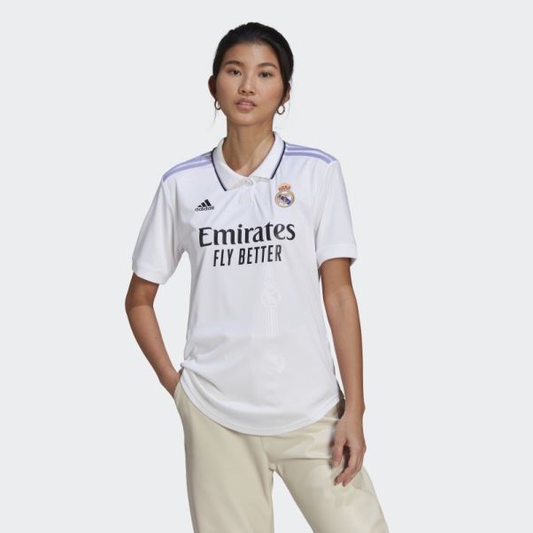 Maillot Domicile Real Madrid 22/23 Adidas Blanc
