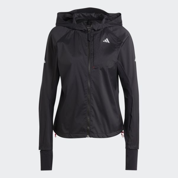 Veste De Course Rapide Adidas Noir
