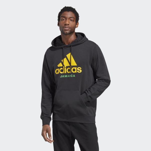 Sweat à Capuche Adidas Jamaica Adn Noir