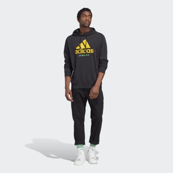 Sweat à Capuche Adidas Jamaica Adn Noir