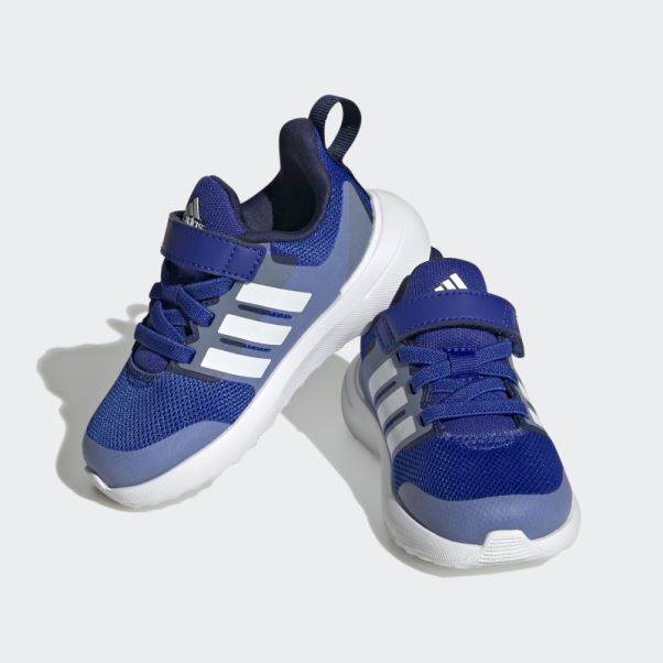 Chaussures Fortarun 2.0 Cloudfoam Elastic Lace Top Strap Bleu Adidas