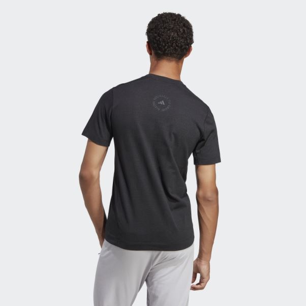 T-shirt D'entraînement De Yoga élégant Adidas Noir