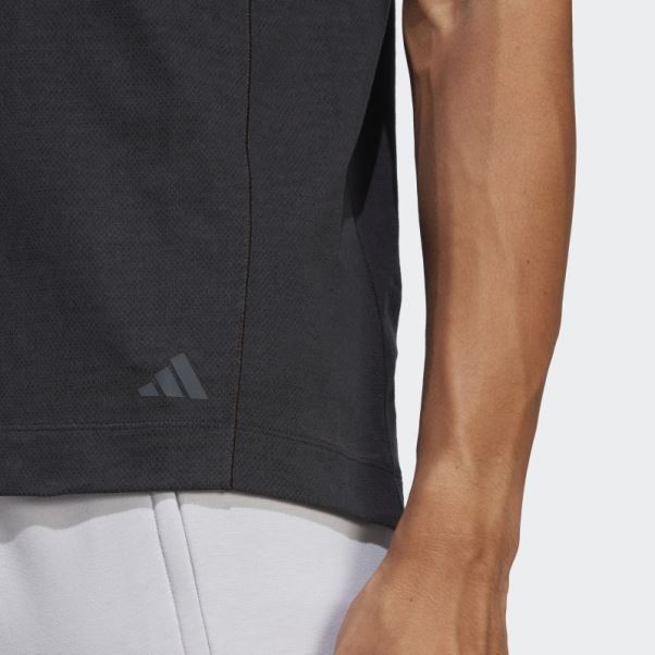 T-shirt D'entraînement De Yoga élégant Adidas Noir