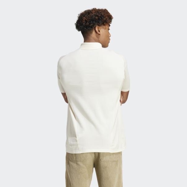 Italy Tiro 23 Polo En Coton Adidas Blanc