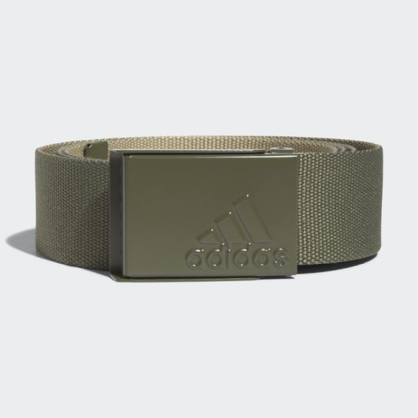 Ceinture Web Réversible Olive Golf Adidas