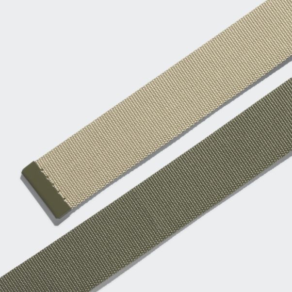 Ceinture Web Réversible Olive Golf Adidas