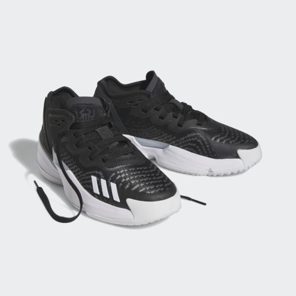 élégant Carbone Adidas D.o.n. Numéro 4 Chaussures De Basket